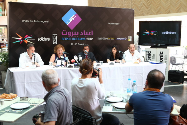Beirut Holidays 2012 Press conference